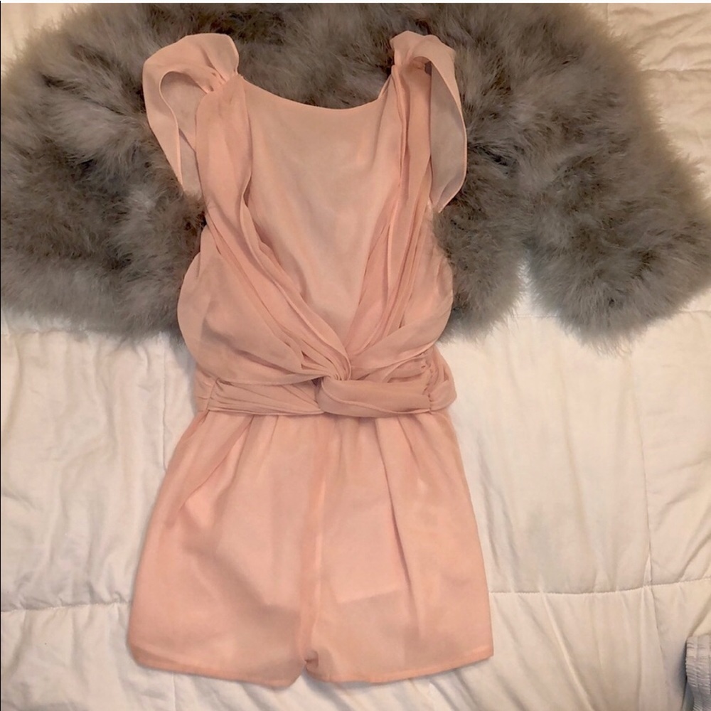 Blush pink romper
